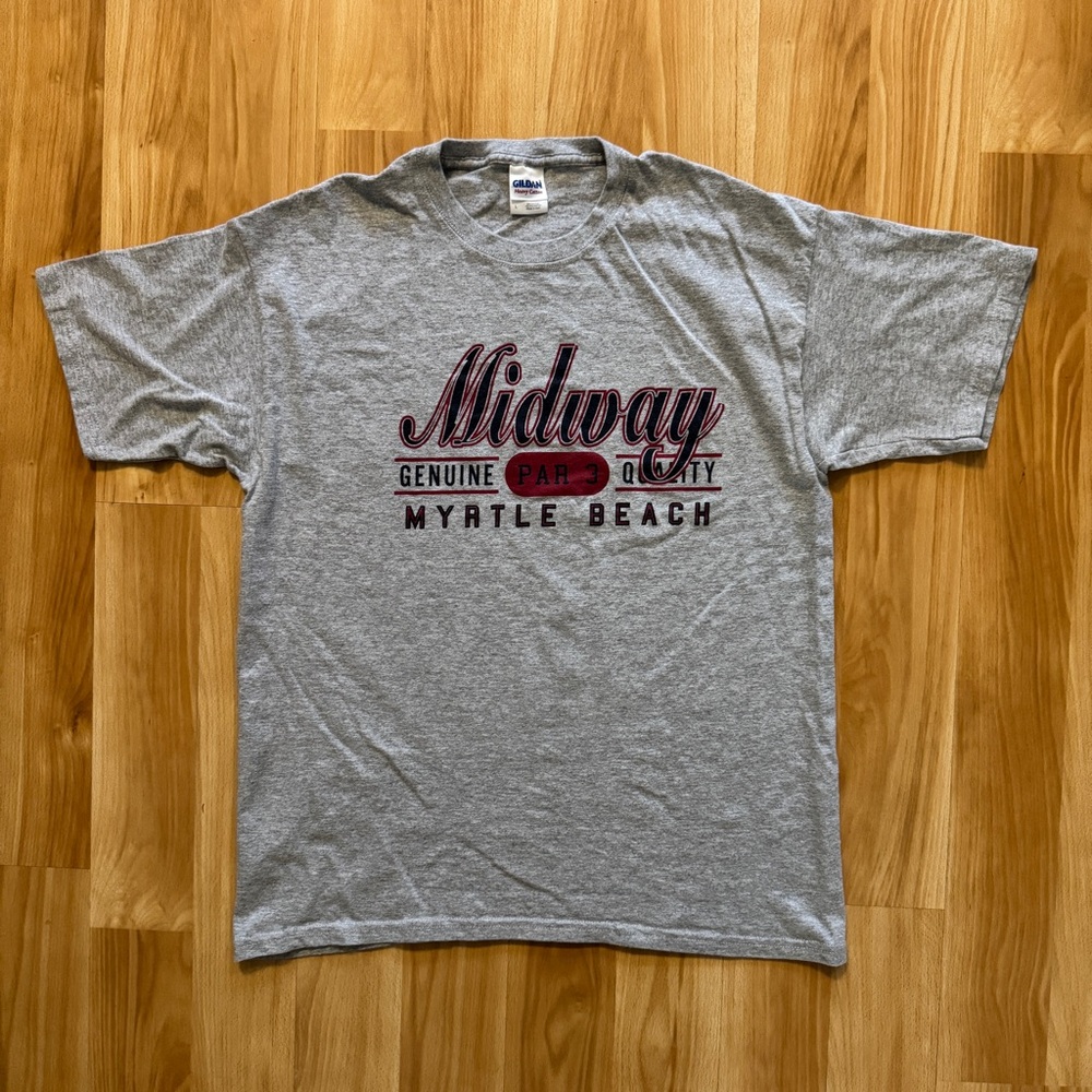 Midway Par 3 Golf Course Myrtle Beach Vintage Tee T Shirt- Men’s Large